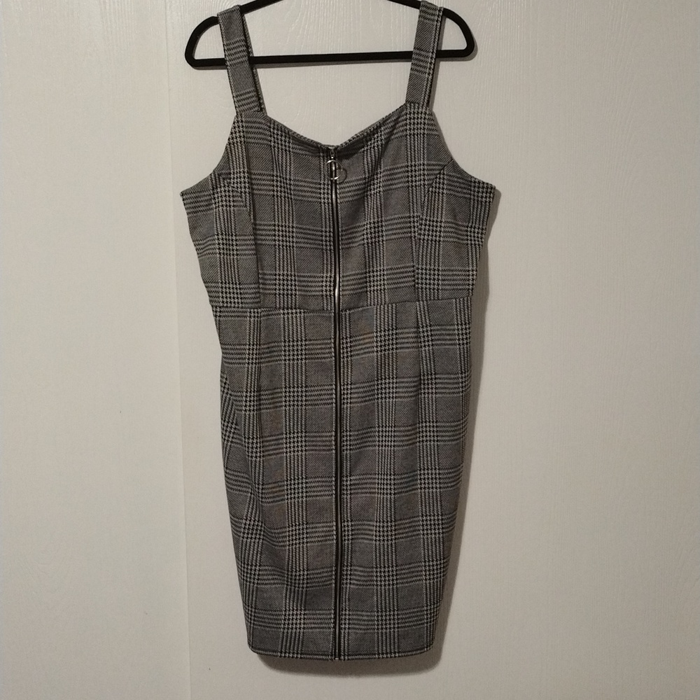 🫶Full Circle Trends 2X black and gray sleeveless dress